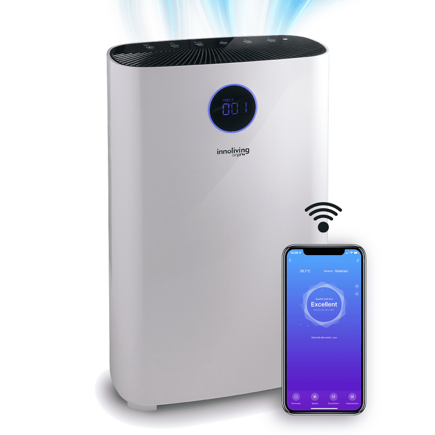 Air purifier Cecotec TotalPure 2500 Connected Wi-Fi 20 W White 1 L (60 –